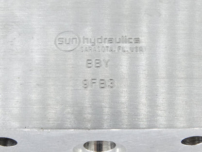 SUN HYDRAULICS BBY MANIFOLD - High Pressure hydraulic manifold with multiple ports and durable construction. - SUN HYDRAULICS