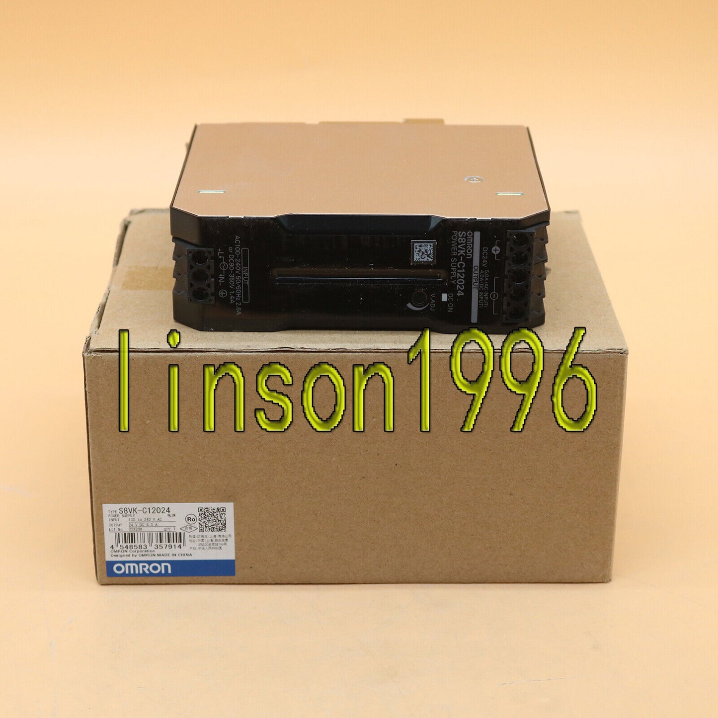 Omron S8VK-C12024 Switching Power Supply 100-240VAC - OMRON