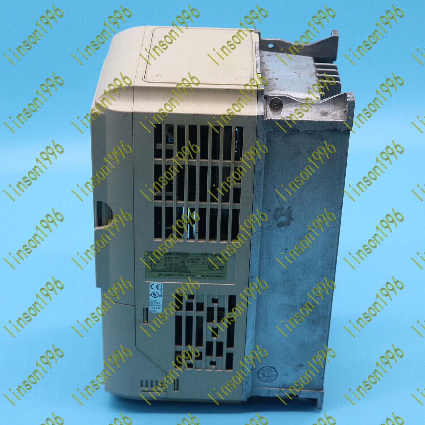 Used Yaskawa Inverter Model CIMR-G7A43P7 Tested OK - YASKAWA