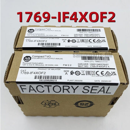 AB 1769-IF4XOF2 Allen-Bradley CompactLogix 6 Pt and Module New Sealed - ALLEN-BRADLEY