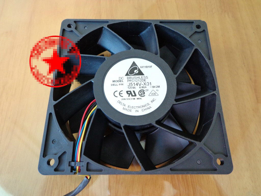 1pcs Delta J514V-X01 12V 4.80A 12cm cooling fan
