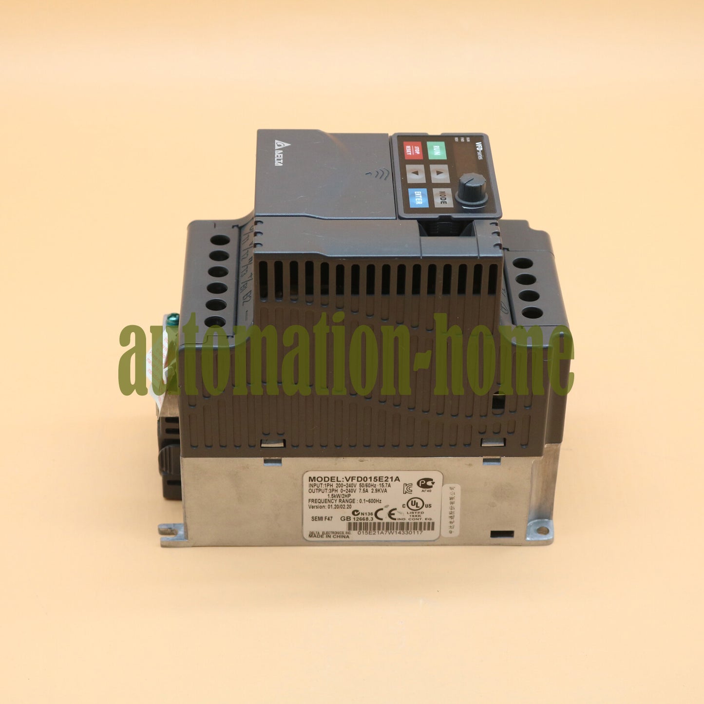 used 1PC Delta inverter VFD015E21A VFD015E21A tested IN GOOD#XR