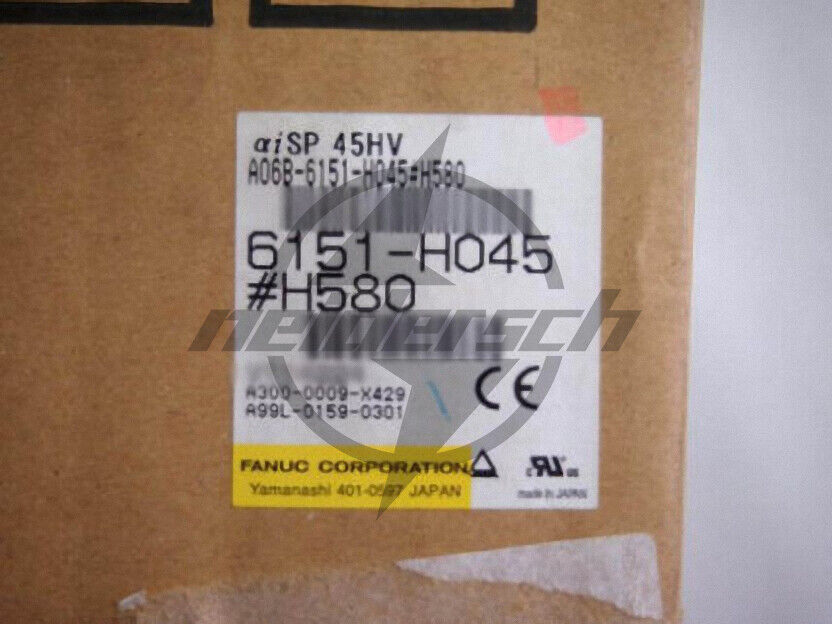 new 1PCS FANUC A06B-6151-H045#H580 SERVO AMPLIFIER - FANUC