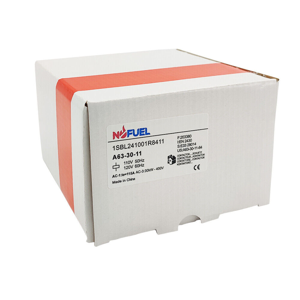 New A63-30 Contactor 120V, 3P AC 63A, coil, perfect for industrial use - ELECTROTECH