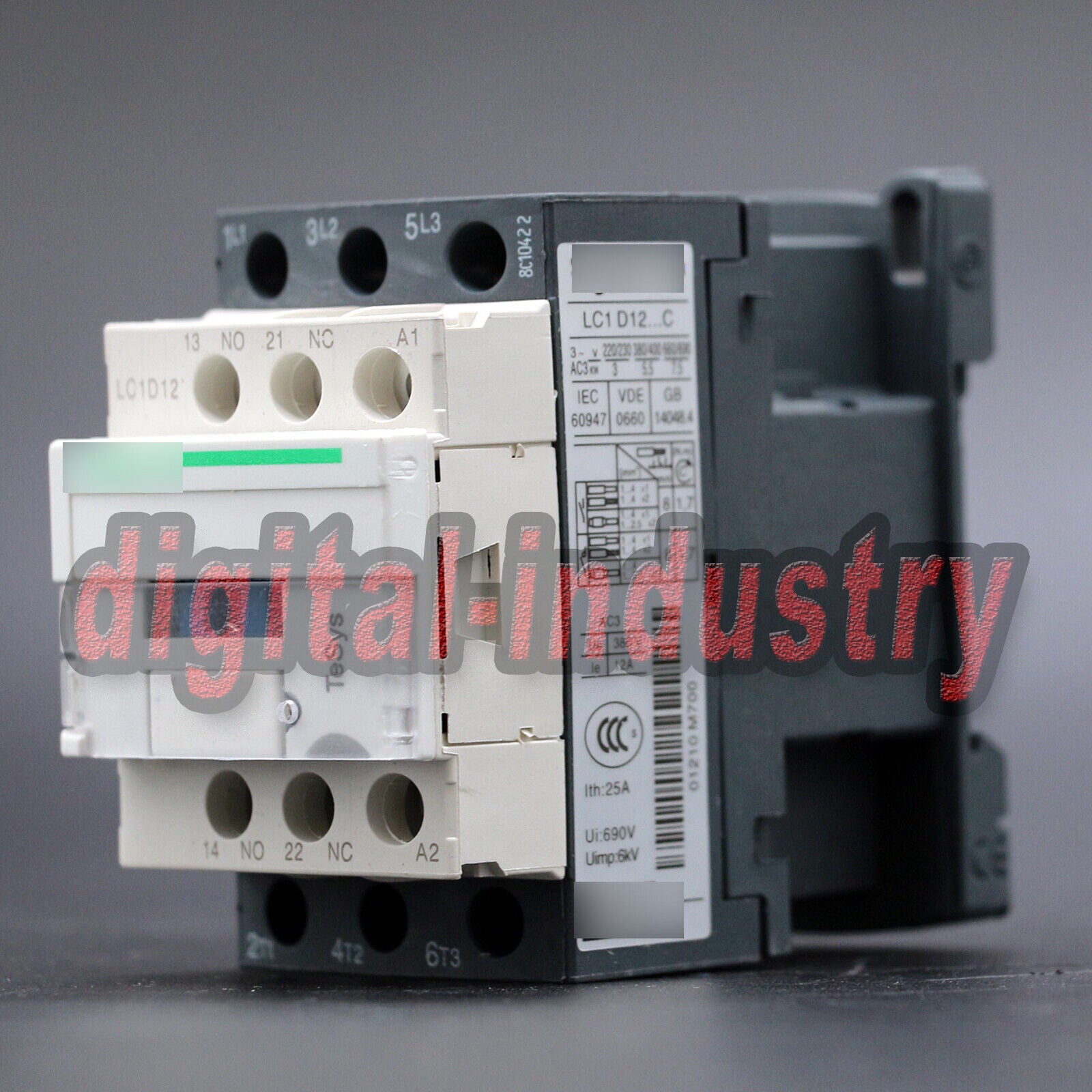 1PC TeSys D Contactor LC1-D12B7C Coil AC24V - TESYS
