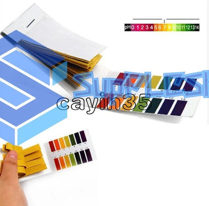 80Pcs PH Indicator Test Strips 1-14 Laboratory Paper Litmus Tester Urine Saliva