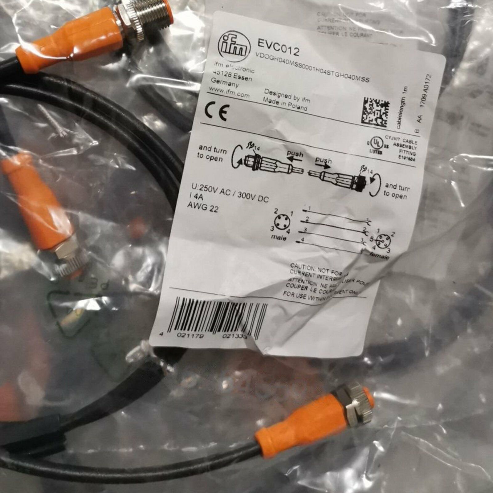 new 1 PCS  For IFM Proximity Switch EVC012