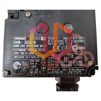 1PCS OMRON D4NL-2GDG-B Locking Safety Door Switch