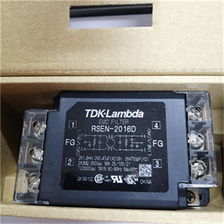 new 1pcs TDK Lambda RSEN-2016D 16A Ultra-thin EMC Single-phase Power Filter Rail - TDK