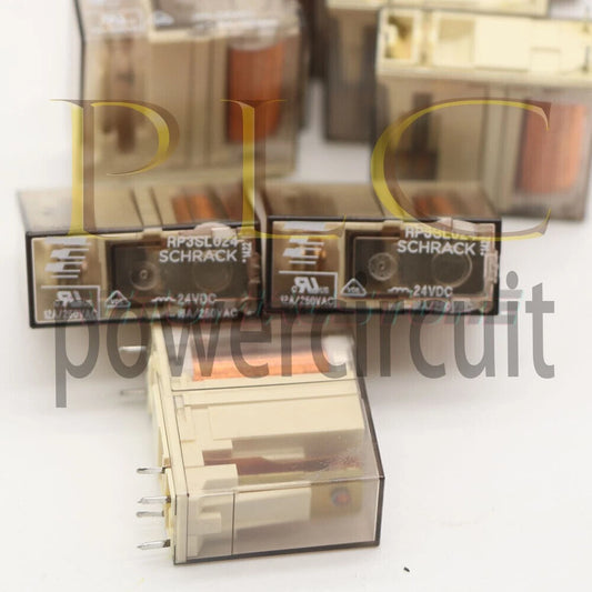 (10PCS) SCHRACK RP3SL024 24VDC Power Relay 6Pins