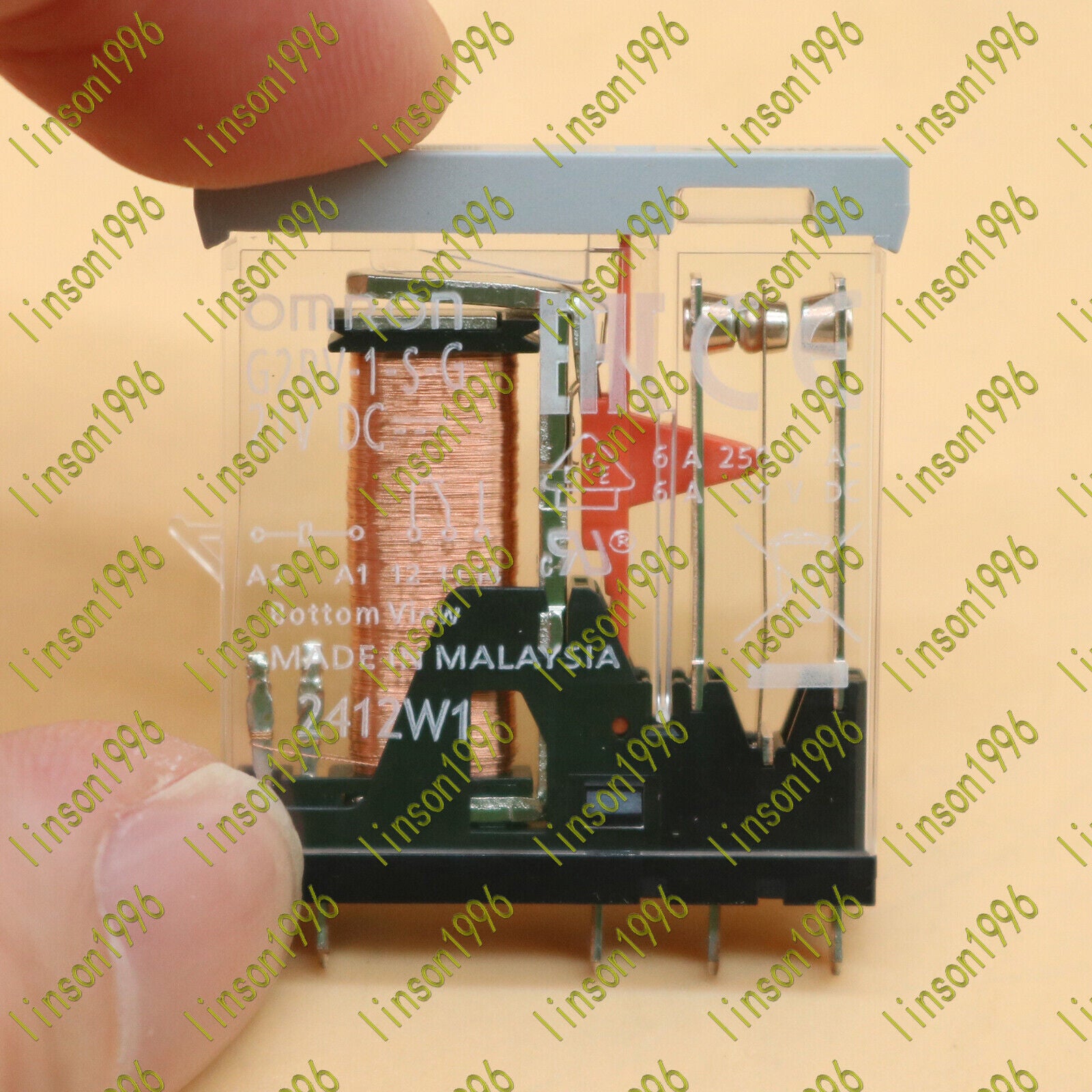 Omron G2RV-1-S-G 5Pin Power Relay - OMRON