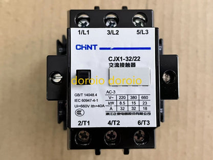 1PC  FOR Chint Contactor CJX1-32/22 24V 110V