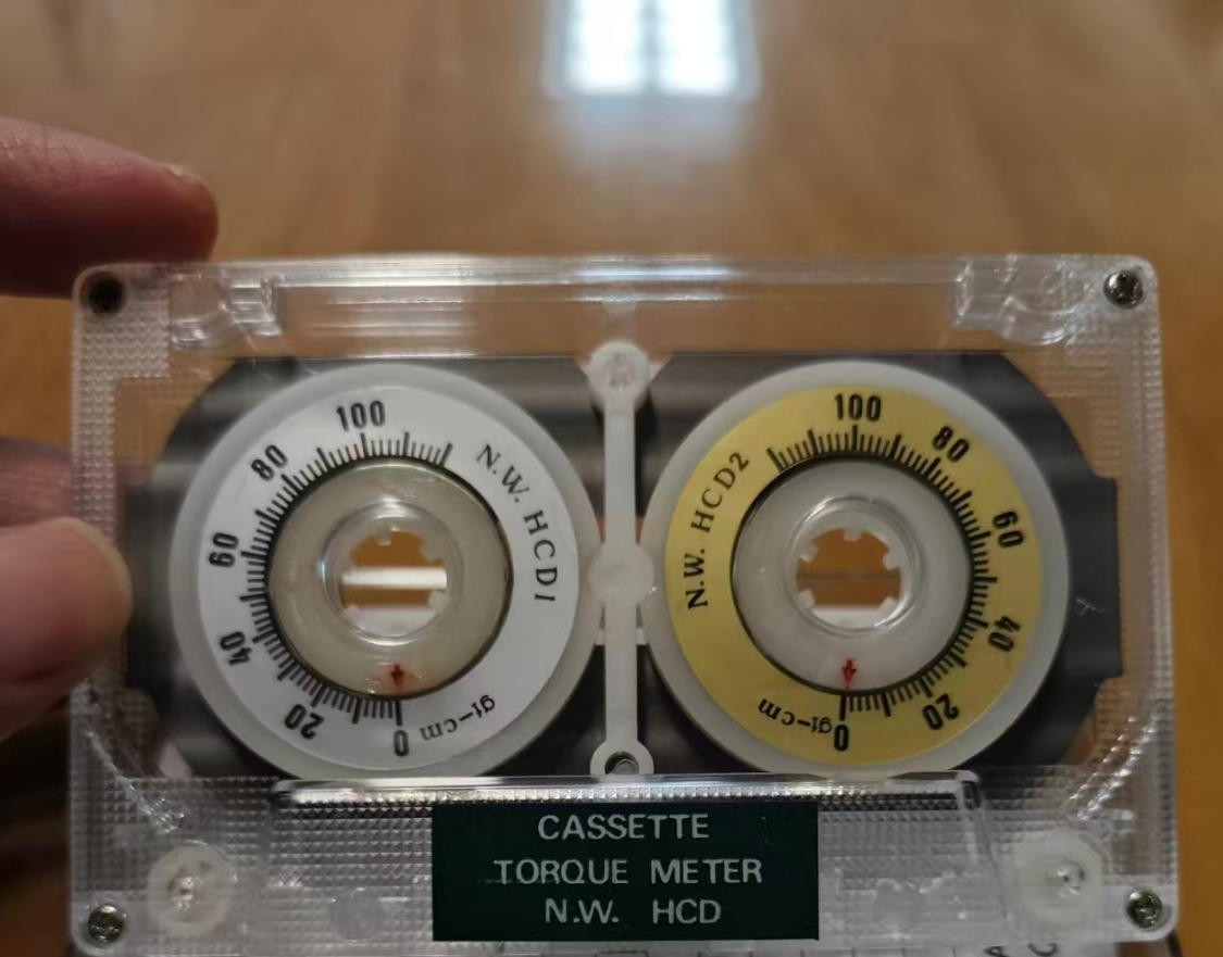 1PCS  N.W. HCD Cassette Torque Meter Test Tape FOR CT-F