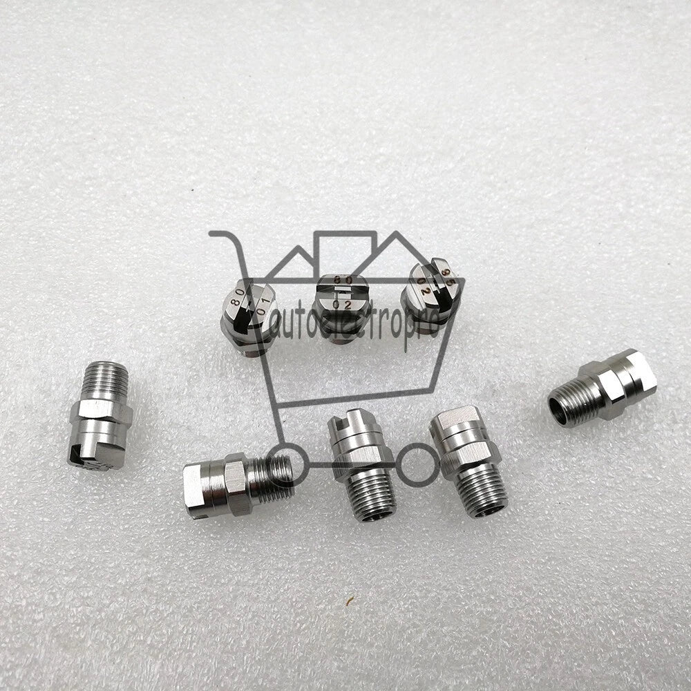 20 pieces 1/4" Flat Fan Spray Nozzle 25degrees Spray atomization cleaning nozzle