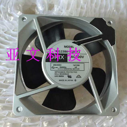 1pcs  ORIX MU1238A-42B -F1 fan 200V 14/13W 12038 aluminum frame fan