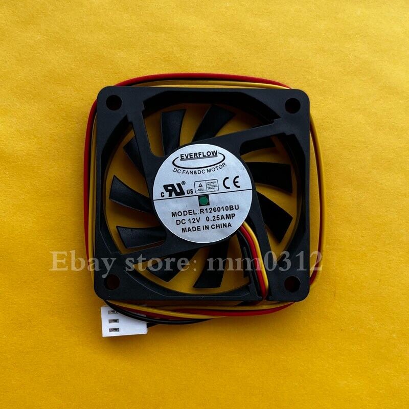 EVERFLOW R126010BU 12V 0.25A Cooling Fan - EVERFLOW