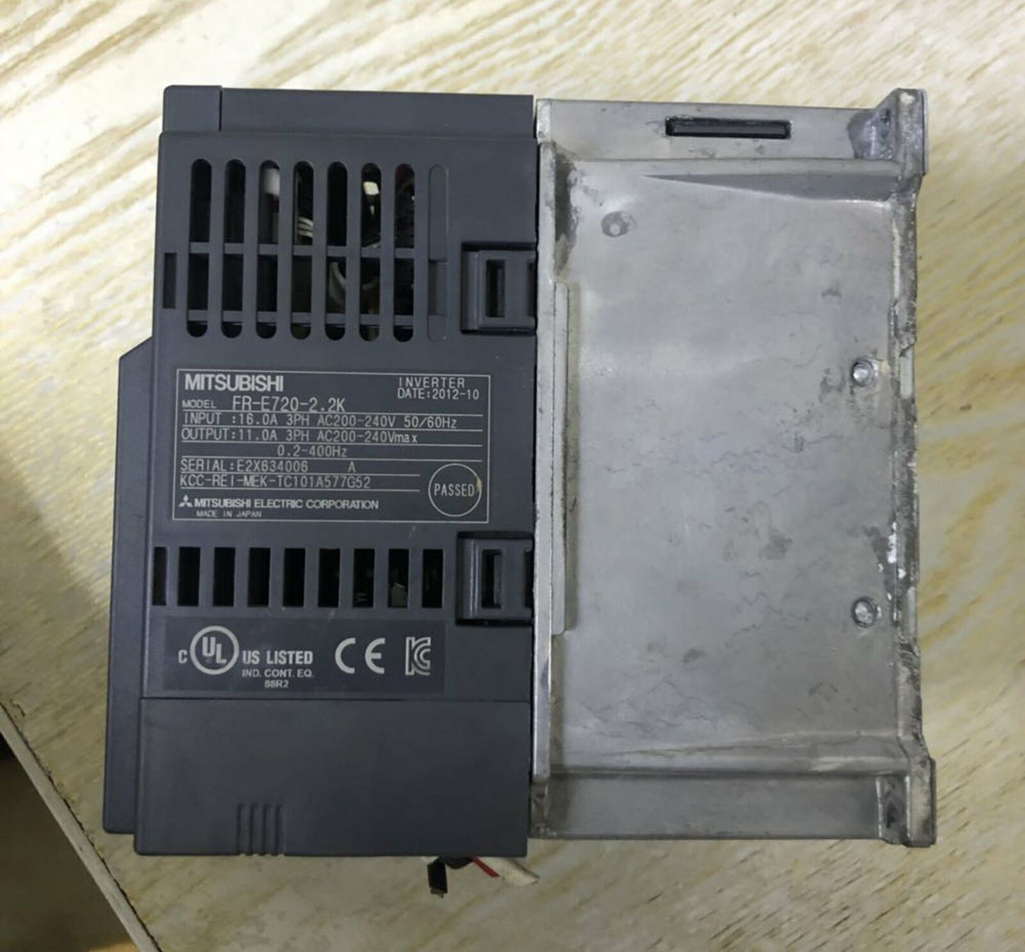 Mitsubishi FR-E720-2.2K 220V 2.2KW Inverter Tested in Good Condition - MITSUBISHI