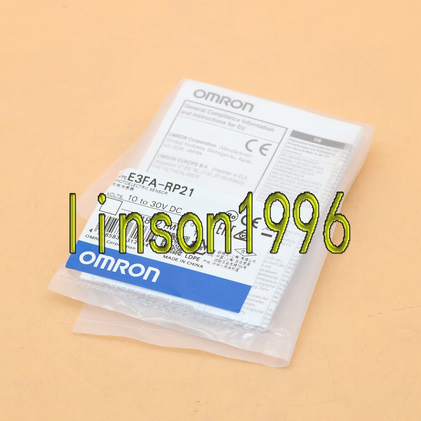 Omron Sensor E3FA-RP21 10-30VDC - OMRON