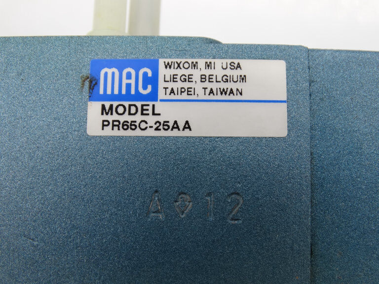 MAC VALVES Inc. PR65C-25AA Air Pressure Regulator - MAC VALVES INC