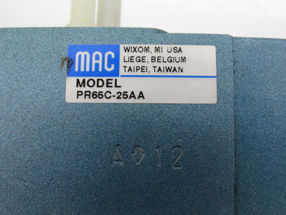 MAC VALVES Inc. PR65C-25AA Air Pressure Regulator - MAC VALVES INC