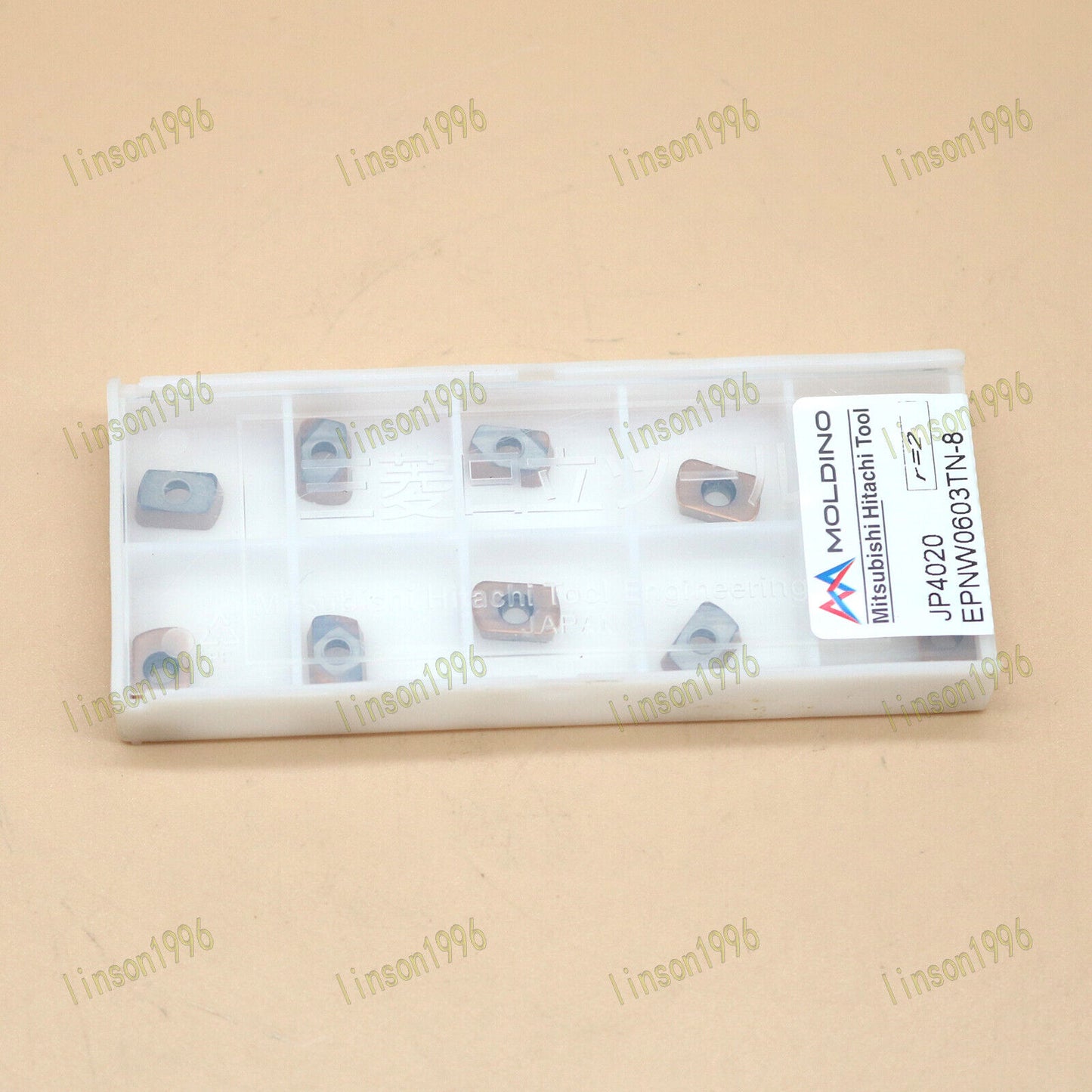 10-Piece Hitachi CNC Blade Set EPNW0603TN-8 JP4020 In Box - HITACHI