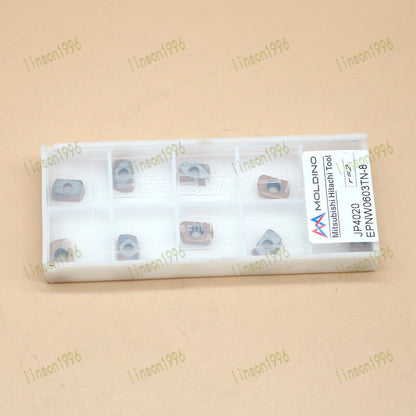 10-Piece Hitachi CNC Blade Set EPNW0603TN-8 JP4020 In Box - HITACHI