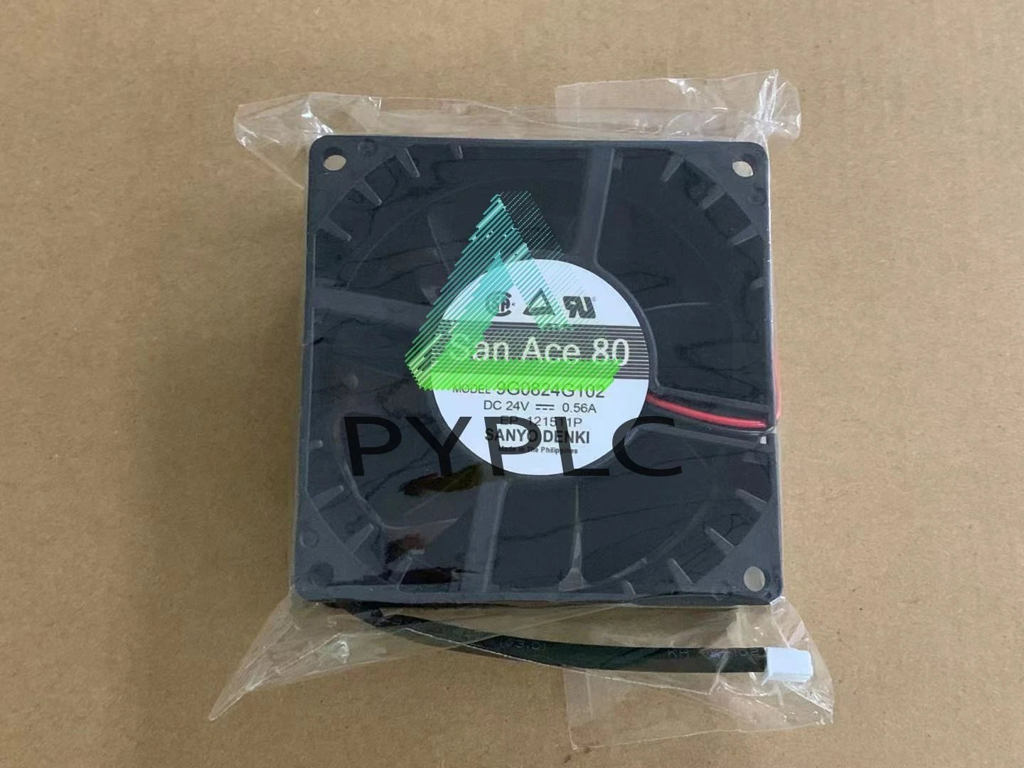 Sanyo 8038 8CM 9G0824G102 DC24V 0.56A 2-wire high-end inverter fan～