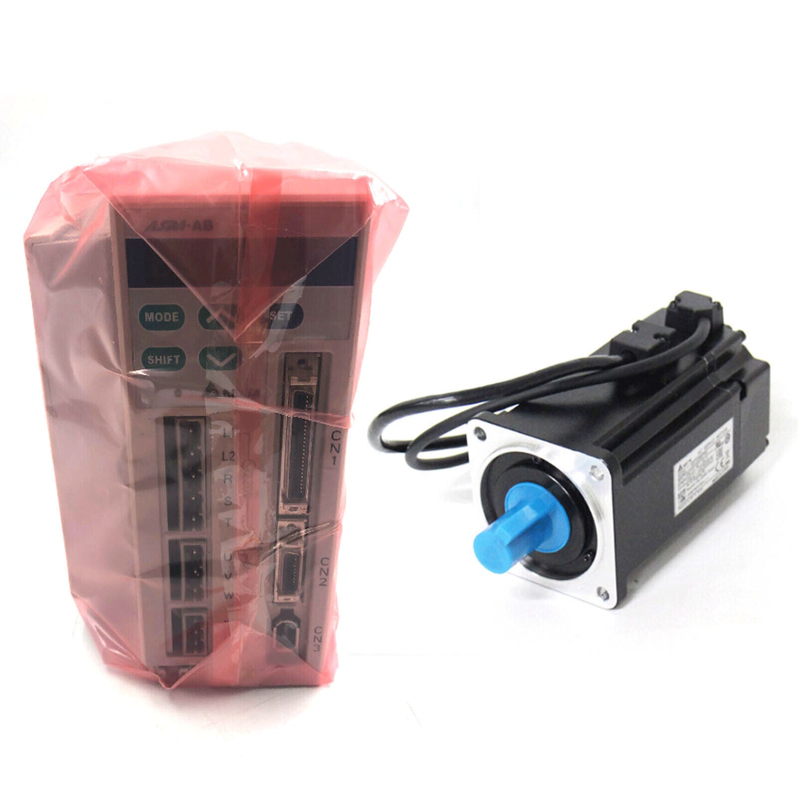 new DELTA ASD-A0721-AB + ECMA-C30807PS AC SERVO SYSTEM MOTOR AND DRIVE 0.75KW 220V - DELTA