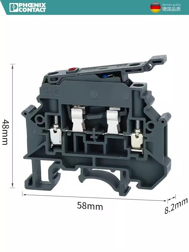 new 50pcs Phoenix TB 4-HESILED 24(5X20)I-3246434 Fuse Terminal with Lamp（24V） - PHOENIX