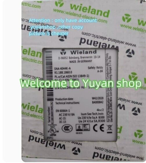 new 1 PC SNA 4044K-A Safety Relay By OR #B1275H CL - OR
