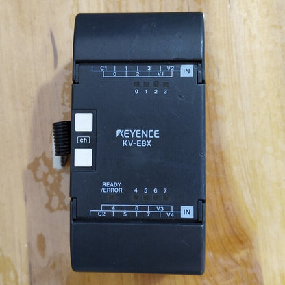 used ONE KEYENCE PLC KV-E8X PLC programmable controller - ONE KEYENCE PLC