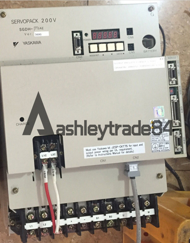 used 1PCS Yaskawa servo drive SGDH-75AE