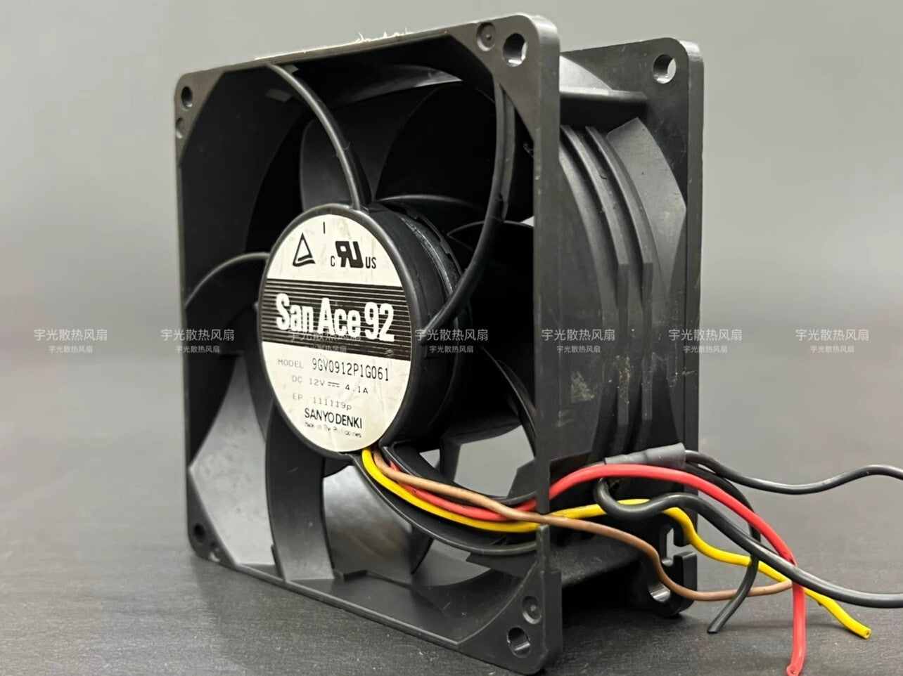 Sanyo 9GV0912P1G061 9038 DC12V 4.1A 9CM 4-Wire High Airflow Cooling Fan