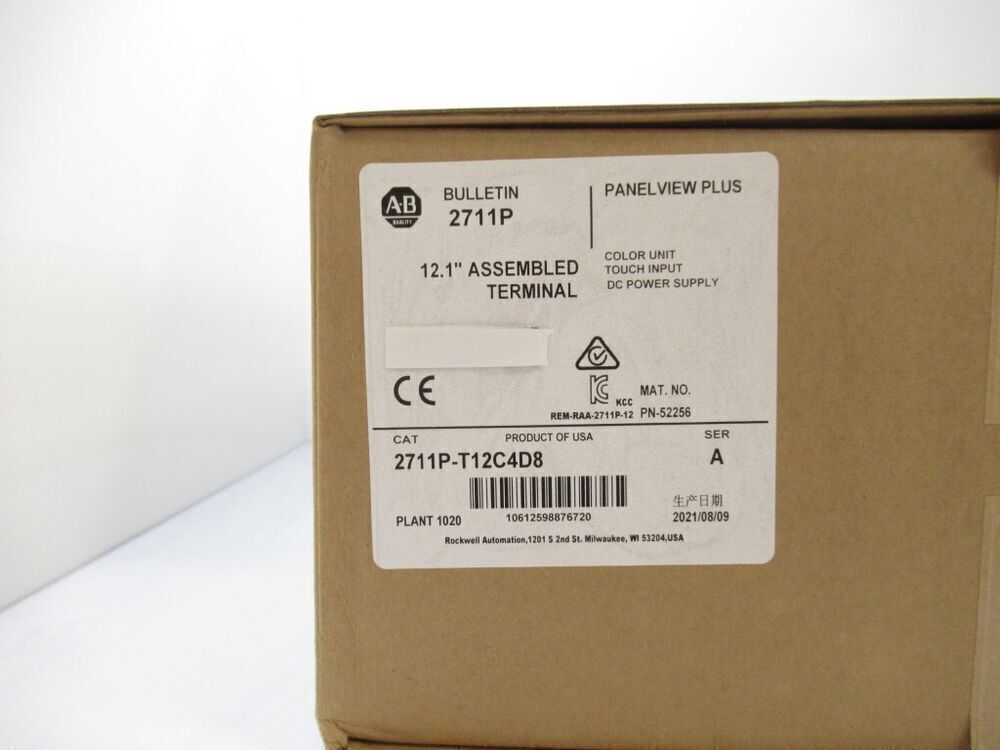 New Factory AB 2711P-T12C4D8 PanelView Plus 12.1-inch Sealed in Box - NEW FACTORY AB