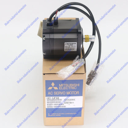 new Mitsubishi In Box HC-UF43 Servo Motor HCUF43 One year - MITSUBISHI