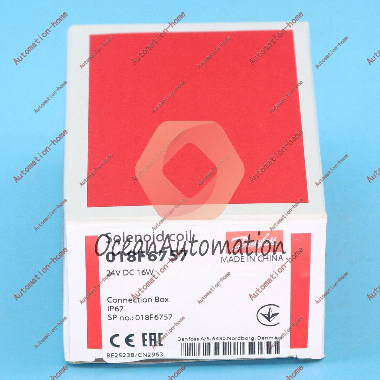 018F6757 SOLENOID COIL DANFOSS 24V 18W