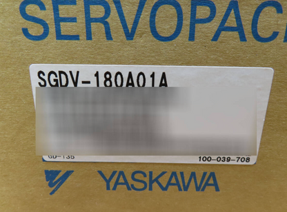 Yaskawa SGDV-180A01A SERVOPACK | High-Efficiency Industrial Motor Controller | 180V, 1A, 180W | Compact Design | 1.8kg - YASKAWA