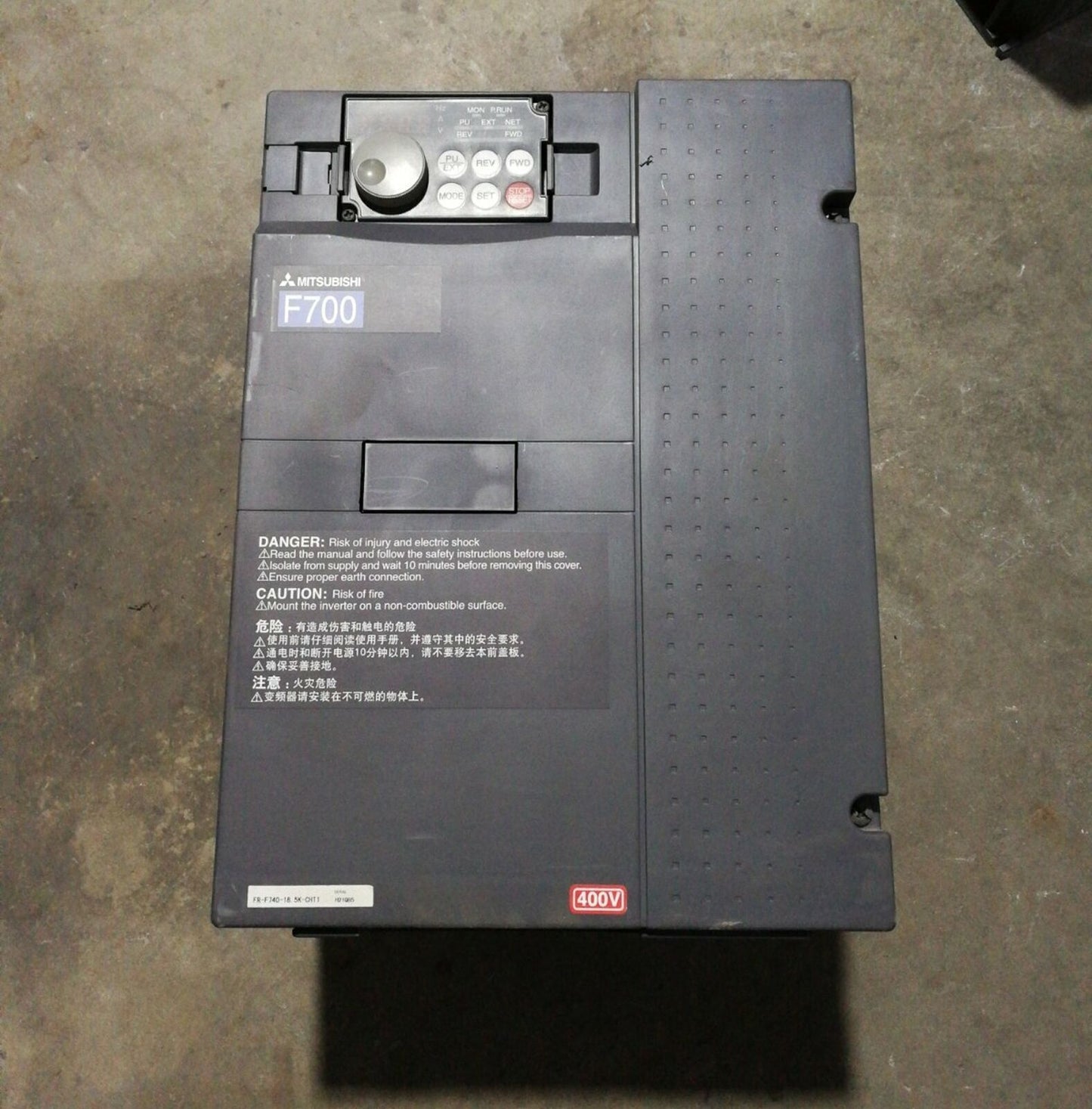 Mitsubishi Inverter FR-F740-18.5K-CHT1 Fully Tested - MITSUBISHI