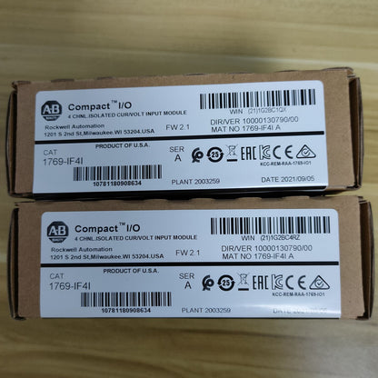 Compact Analog Input Module AB 1769-IF4I SER for Industrial Applications - NEW FACTORY SEALED