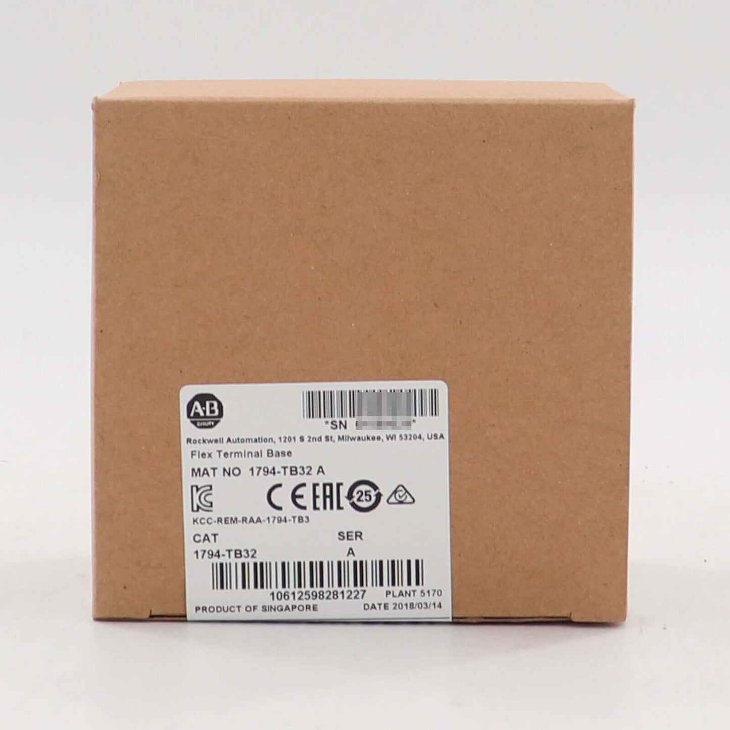 Allen-Bradley 1794-TB32 SER Flex Terminal Block Base Factory Sealed - ALLEN-BRADLEY