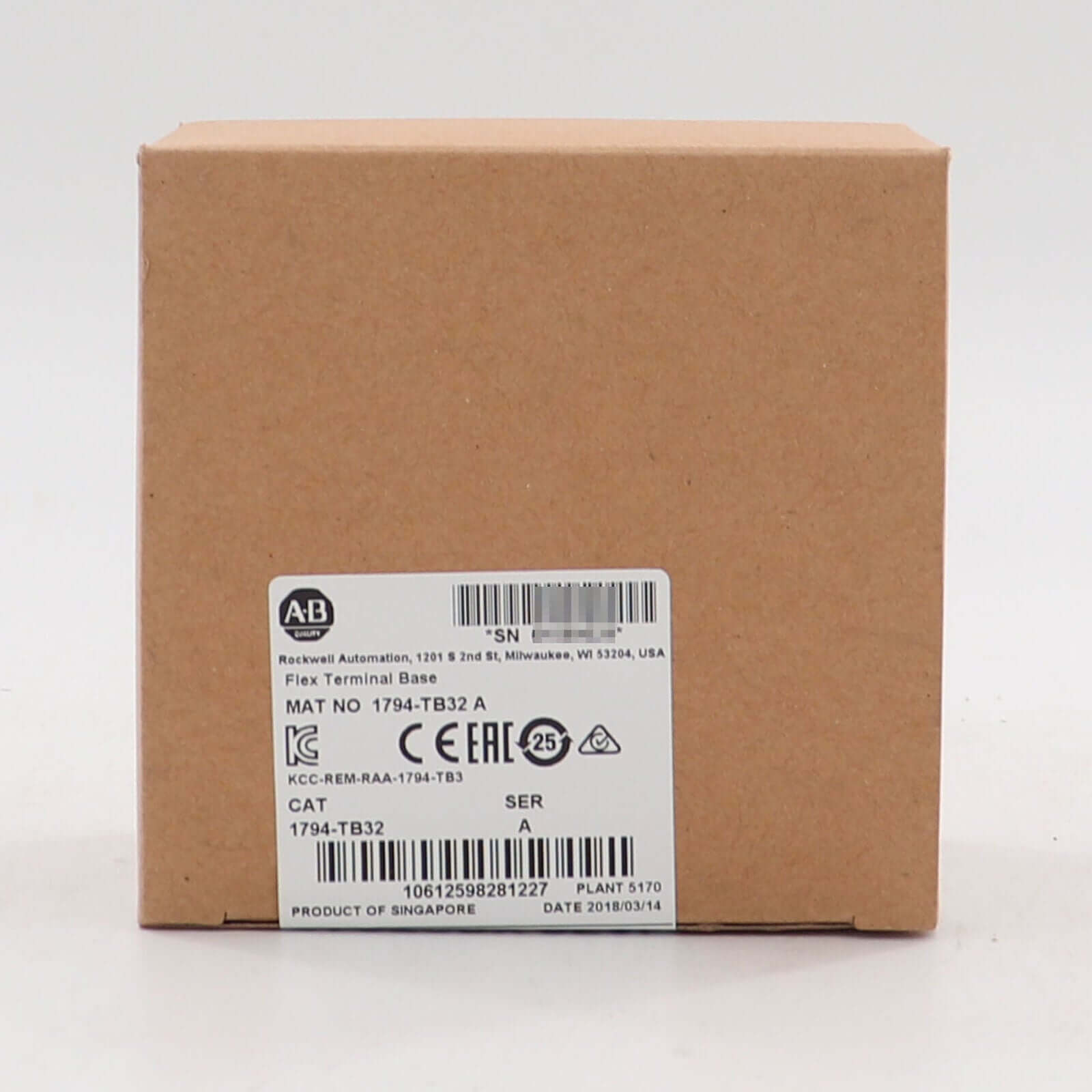 Allen-Bradley 1794-TB32 SER Flex Terminal Block Base Factory Sealed - ALLEN-BRADLEY