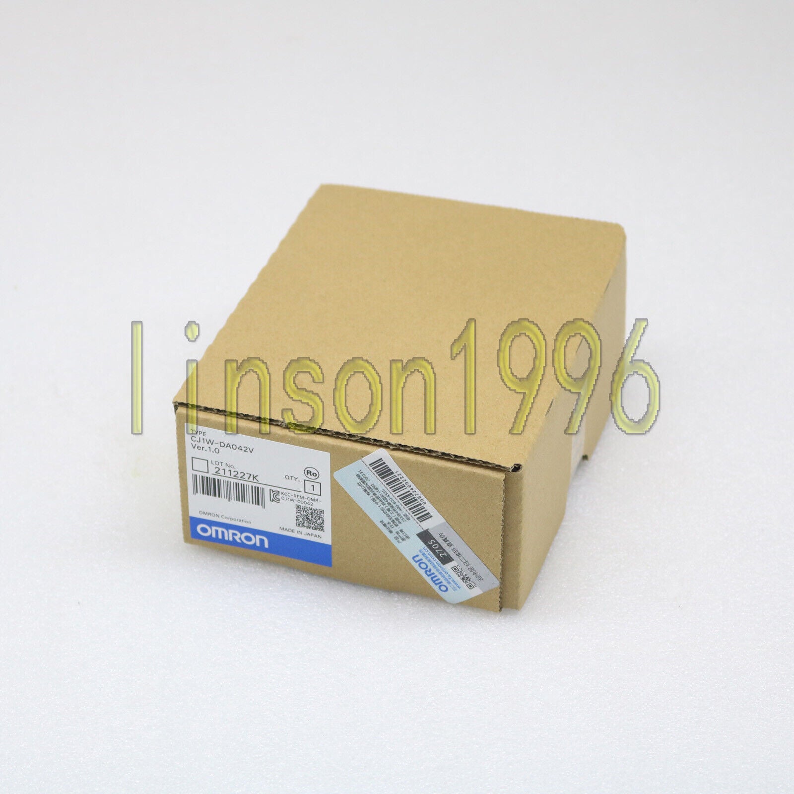 Omron CJ1W-DA042V 1-PC Analog Output Unit - OMRON