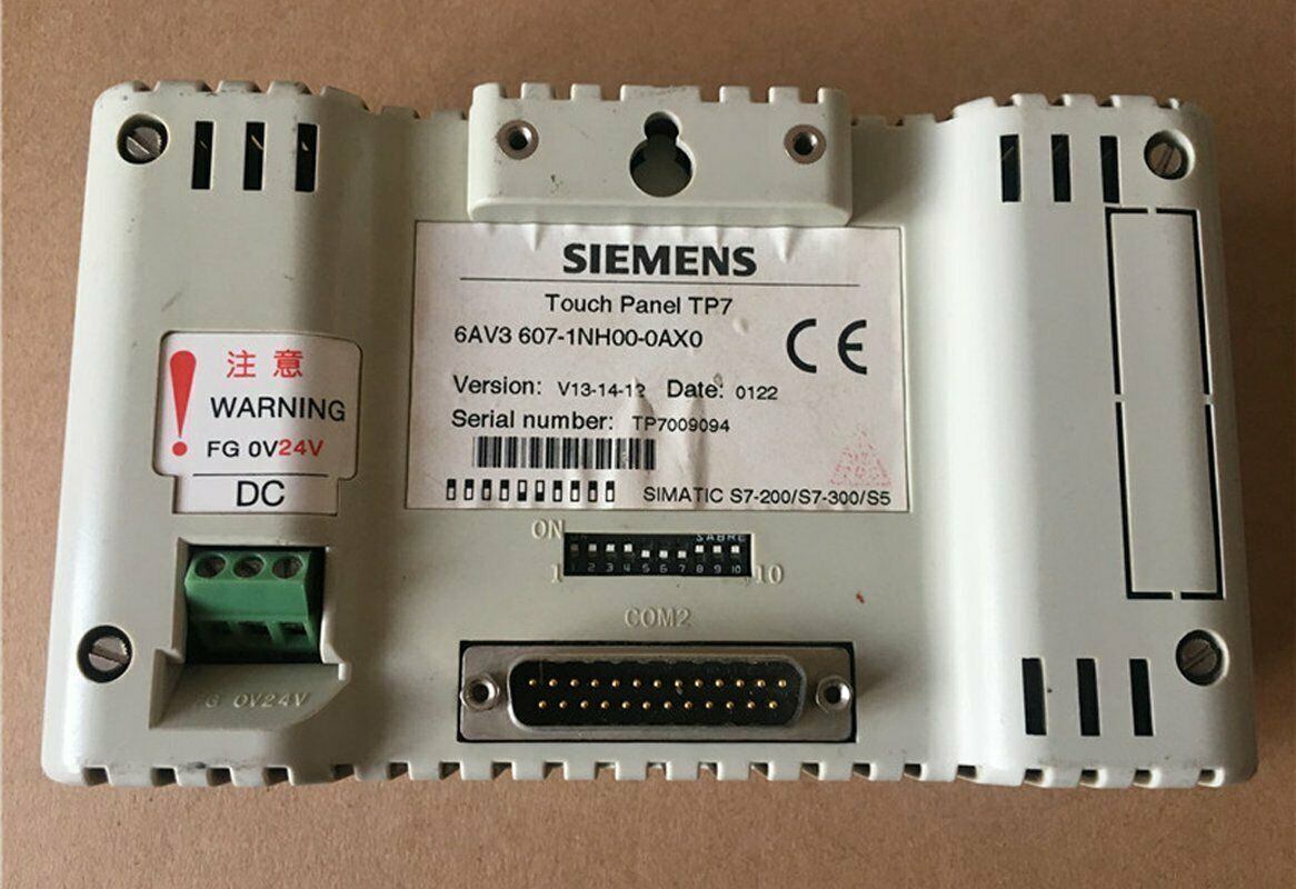 used  Siemens 6AV36071NH000AX0 Touch Screen 6AV3607-1NH00-0AX0 Tested Good