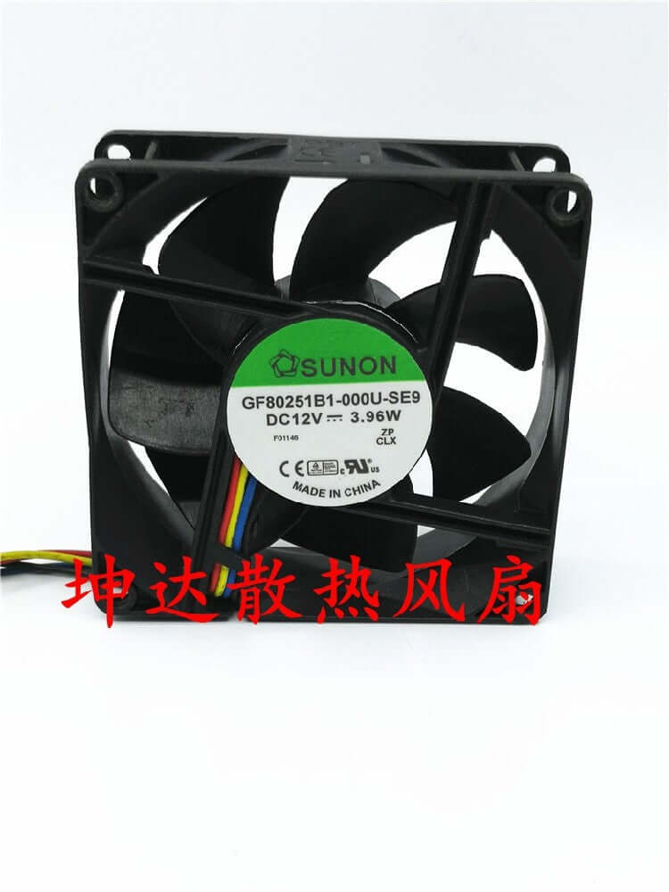 new 1pcs SUNON GF80251B1-000U-SE9 12V 3.96W 8cm 4-wire cooling fan