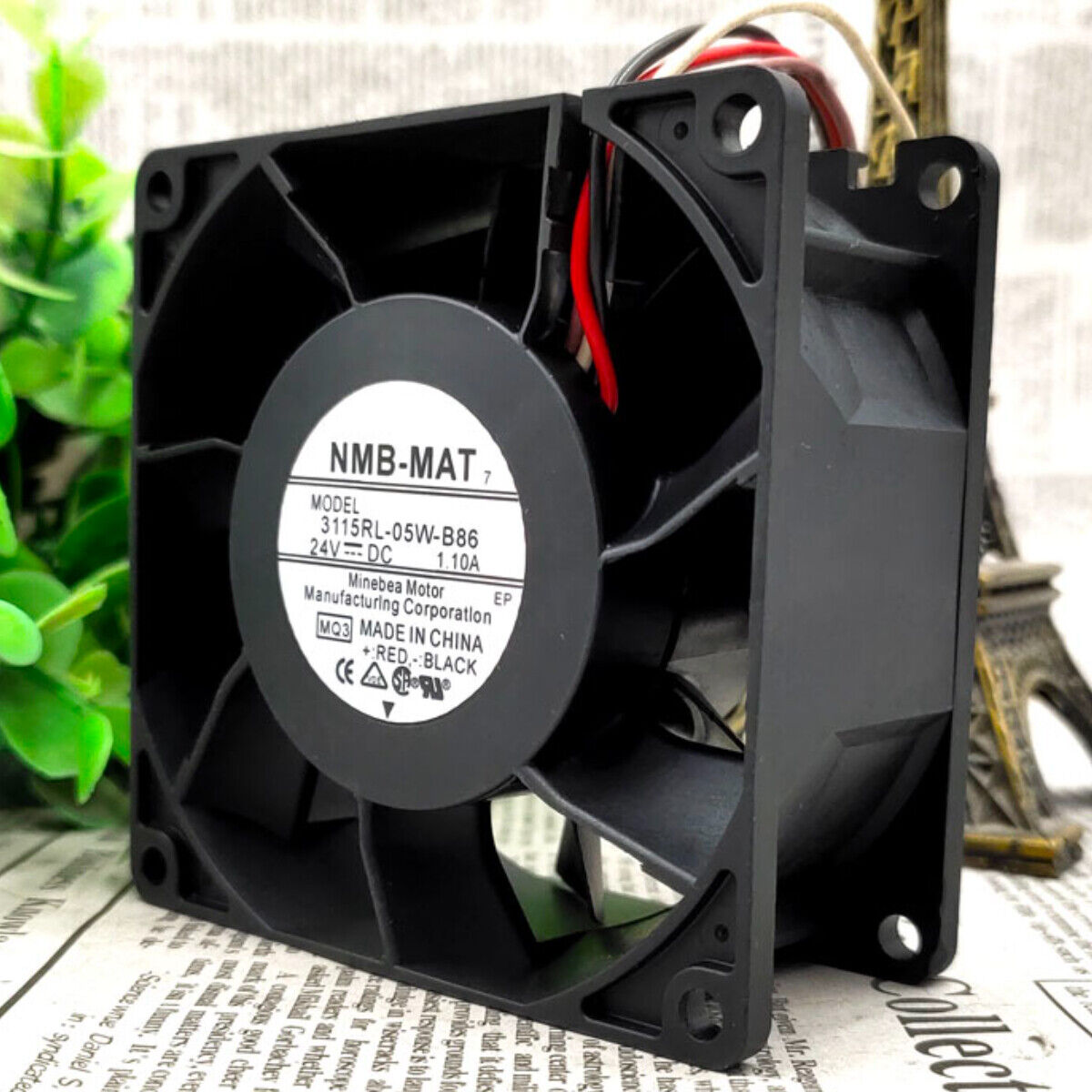 new NMB-MAT 3115RL-05W-B86 24V DC 1.1A 8cm 8038 Inverter Cooling Fan High Air Volume NMB