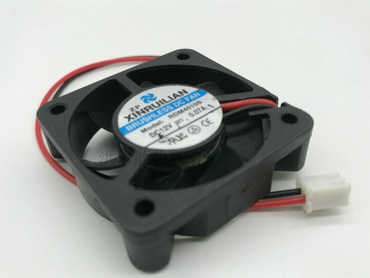 new 1 PCS XINRUILIAN Fan RDM4010S DC 12V 0.07A 4010 40*10MM 2 Pin - XINRUILIAN