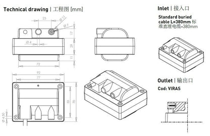 new COFI ignition transformer TRE820PISO burner ignition high voltage package - COFI