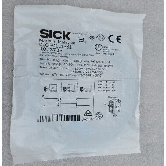ONE Photoelectric Switch Sensor GL6-P0111S61 Fast - ONE