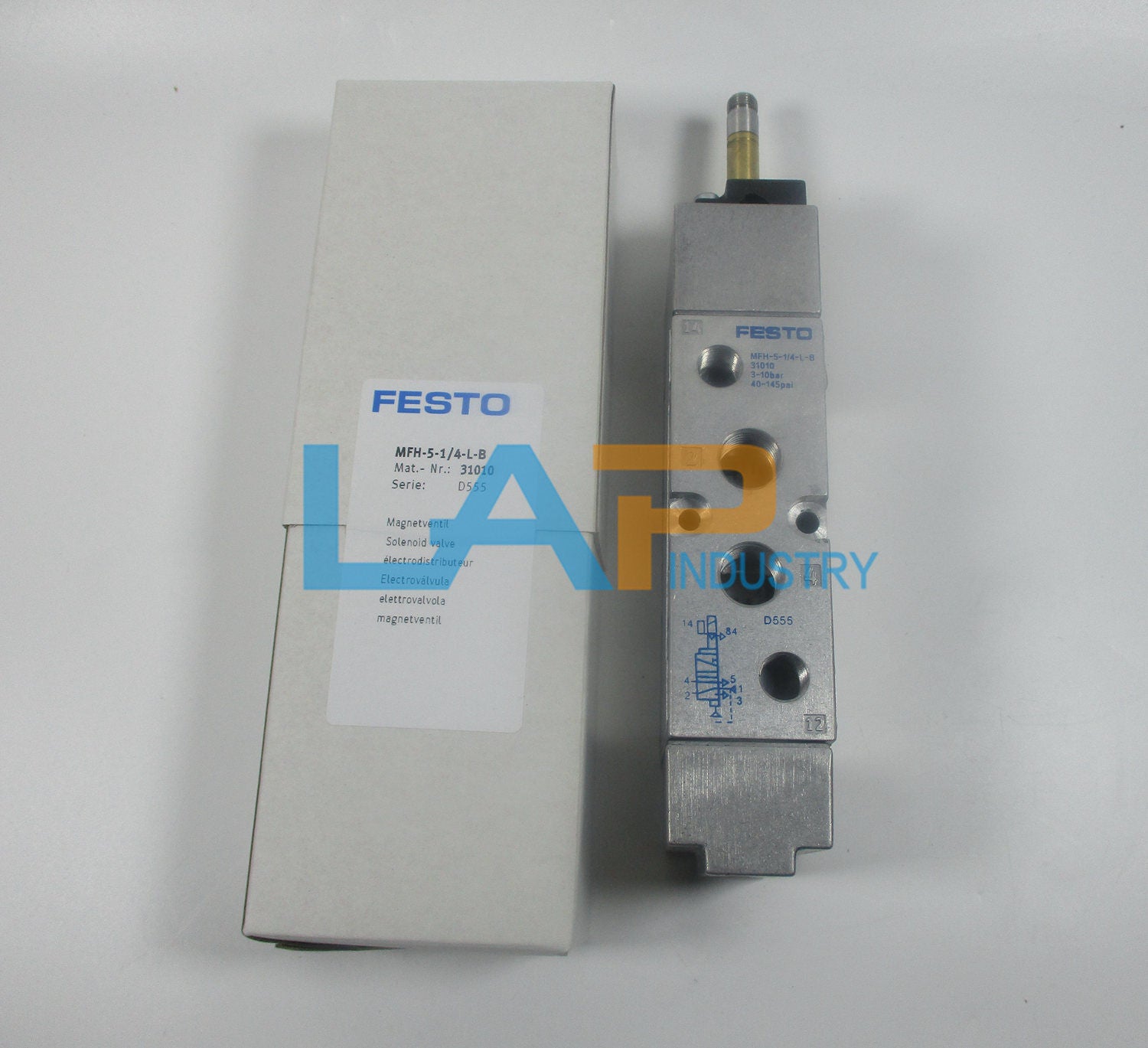 new 1PCS  For FESTO Solenoid Valve MFH-5-1/4-L-B 31010