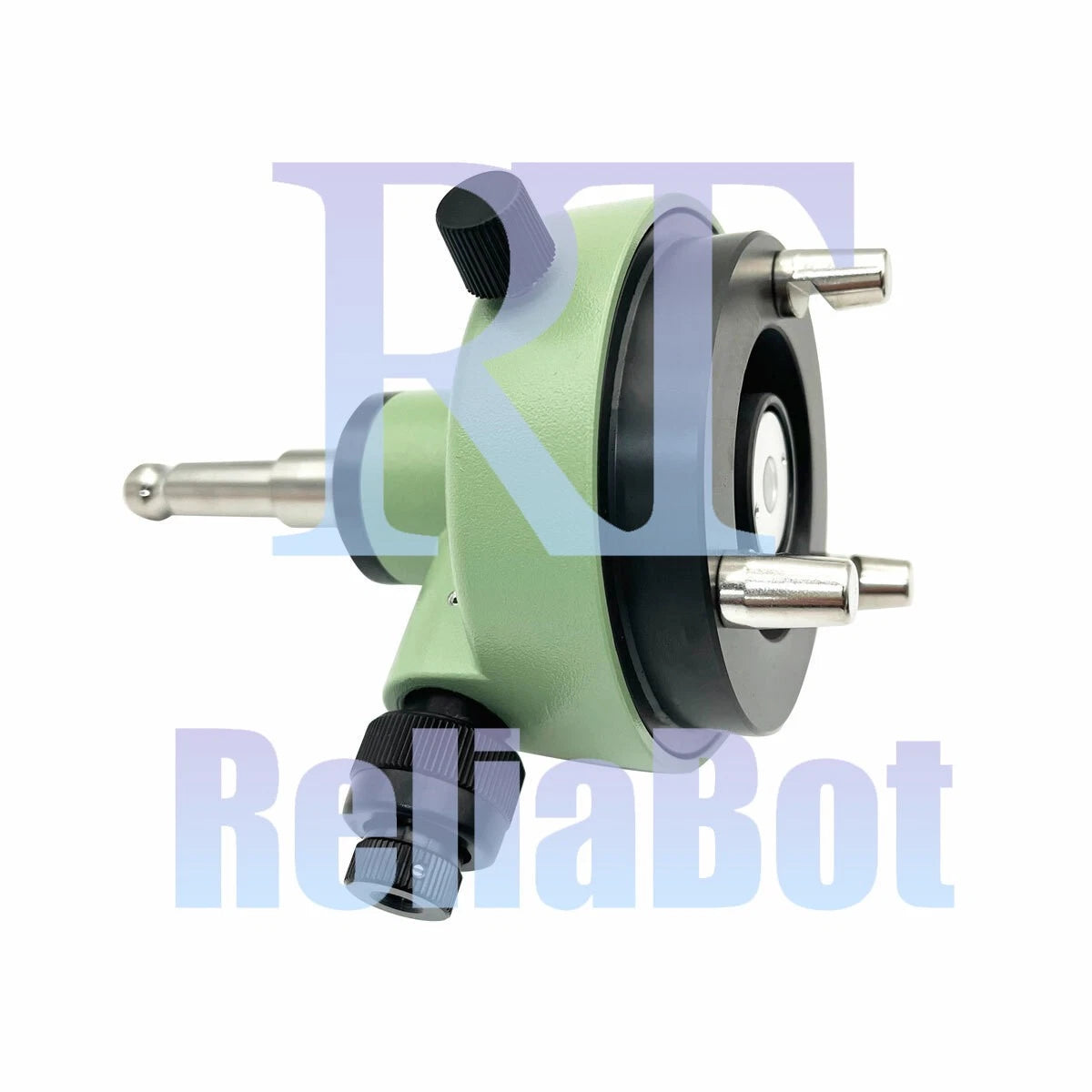 GREEN THREE-JAW METAL TRIBRACH ADAPTER WITH OPTICAL PLUMMET FOR PRISM
